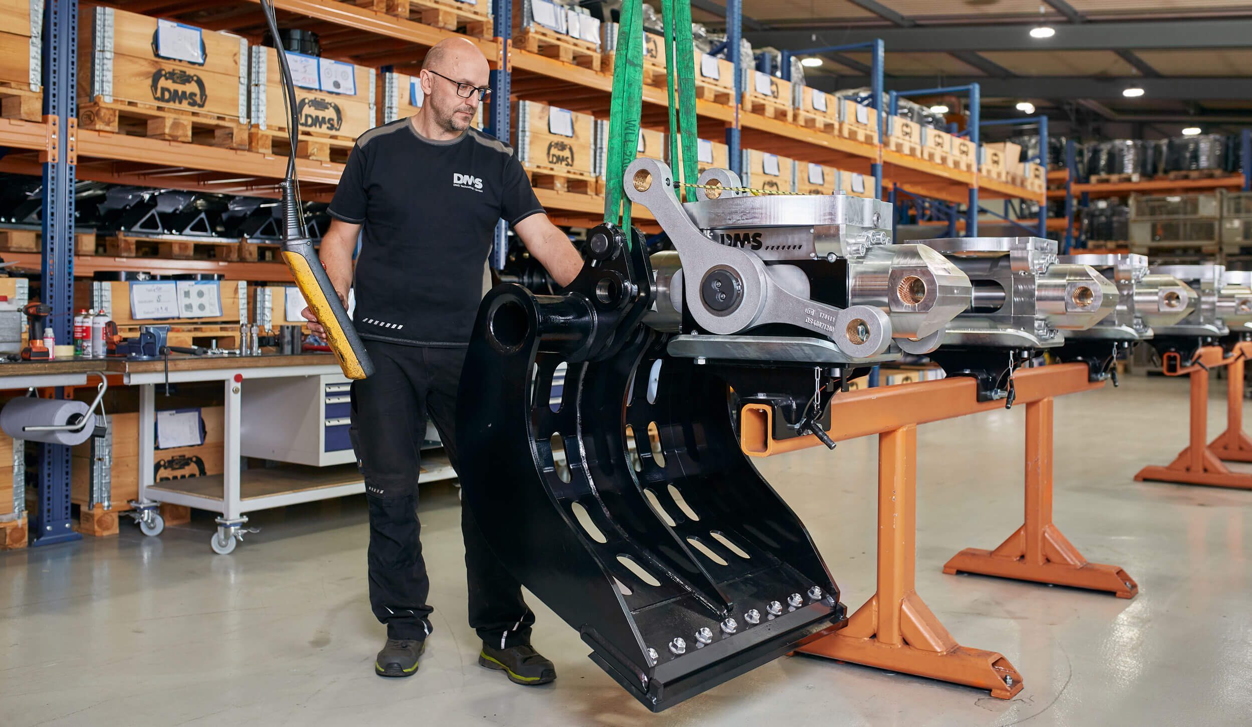 Produktion eines Abbruchgreifer