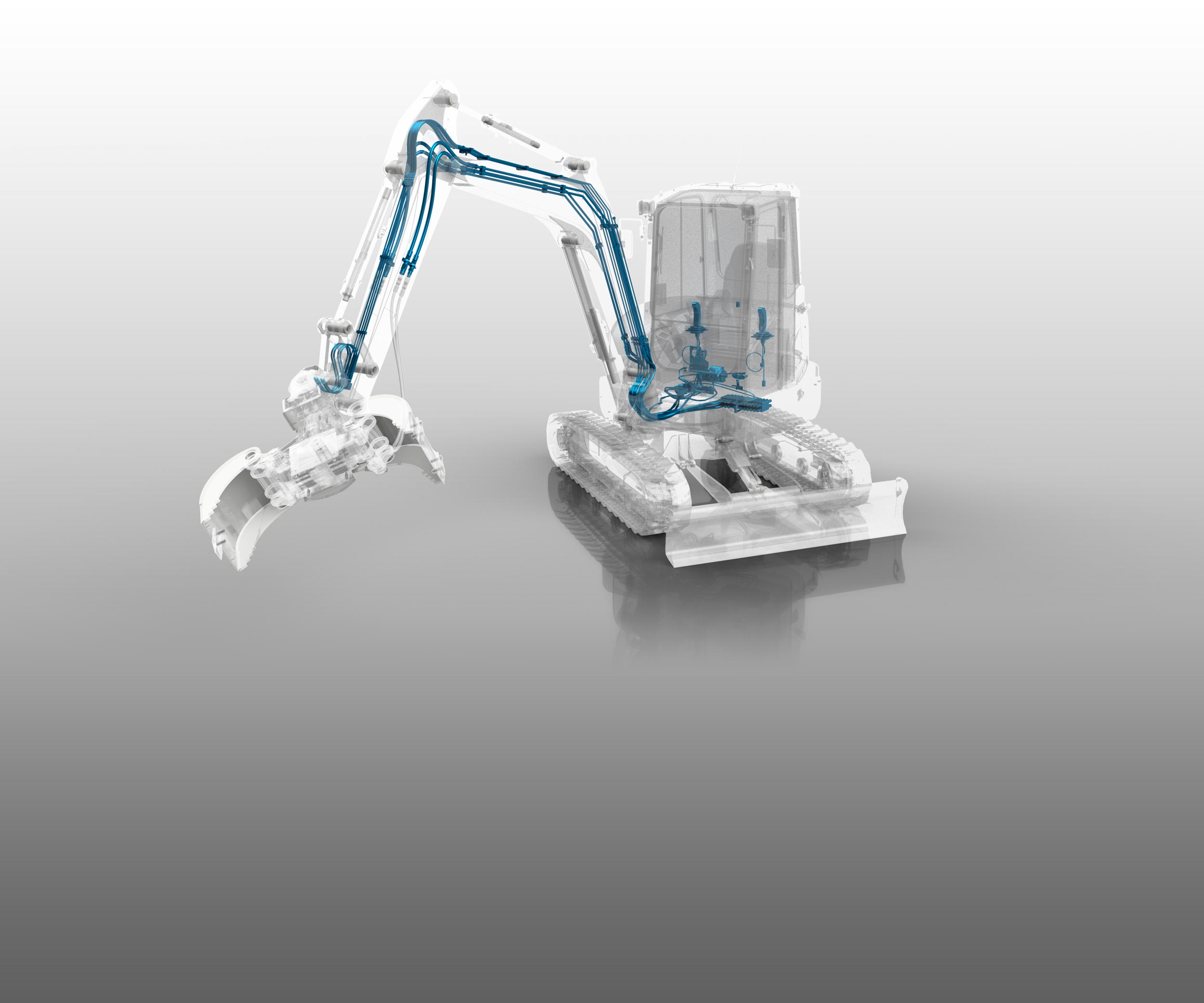 Zusatzsteuerkreis für Kompaktbagger und Minibagger