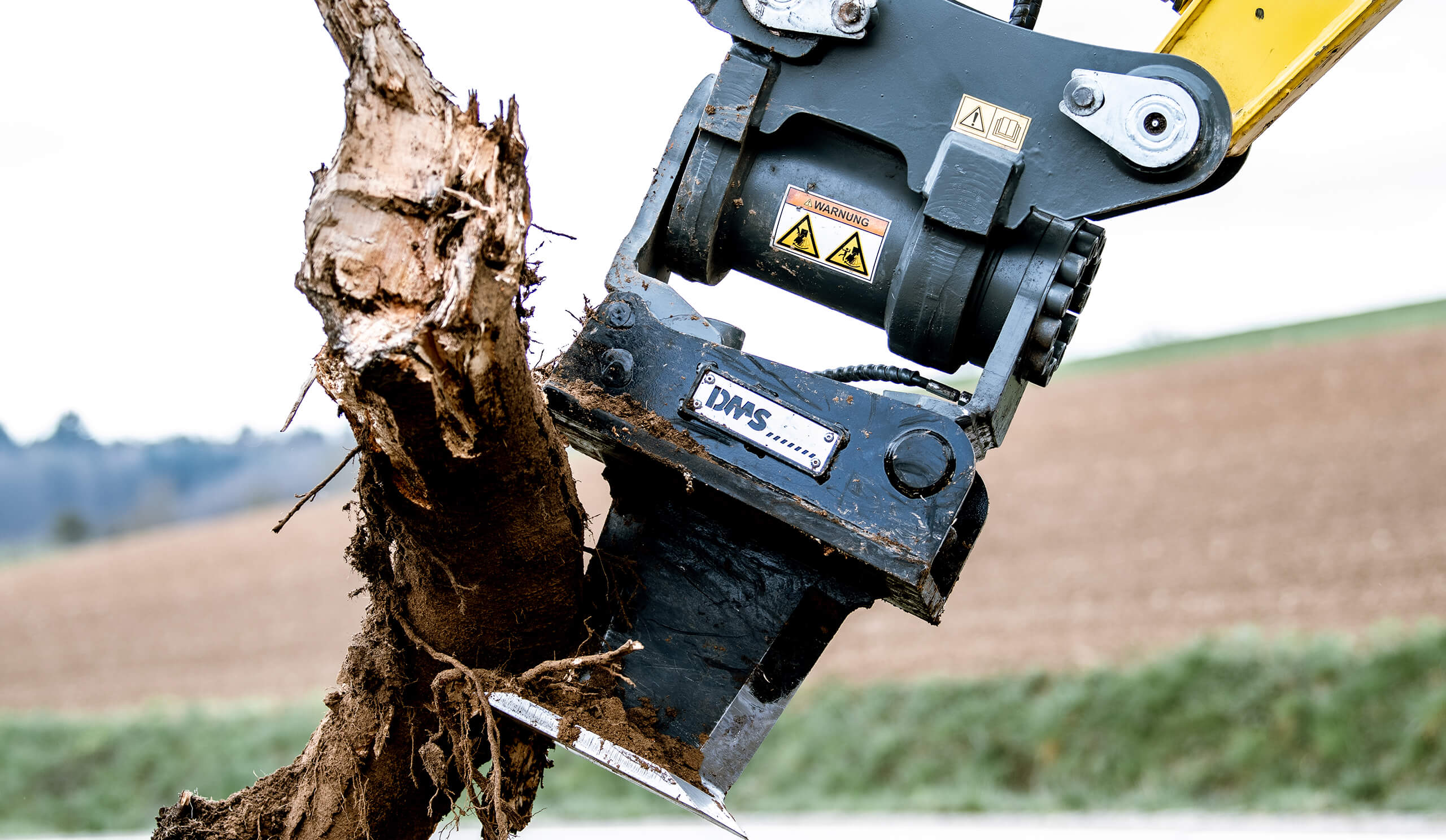 Wurzelratte im Einsatz